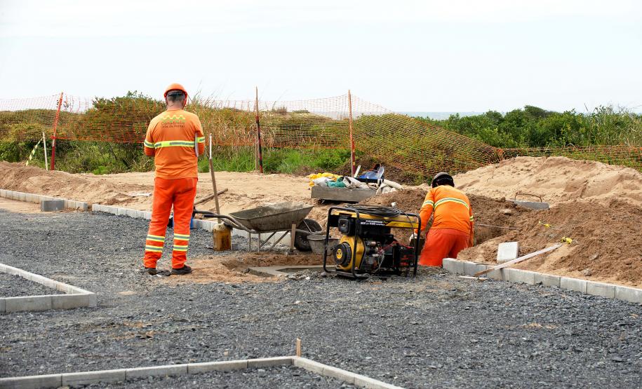 Foto de reformas de orlas no litoral paranaense