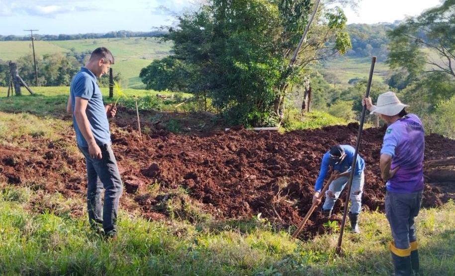Foto de ação educativa da semana do meio ambiente