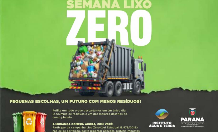 Foto de banner da campanha Lixo Zero