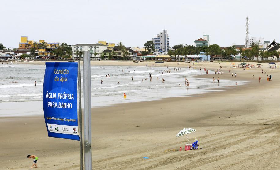 No Litoral, apenas um ponto continua impróprio para banho