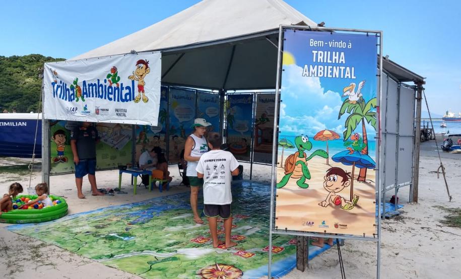 Tenda Ambiental promove ações para crianças e adultos no Litoral