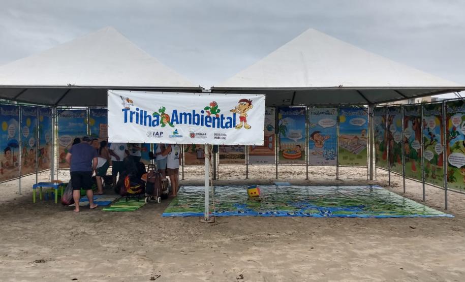 Tenda Ambiental promove ações para crianças e adultos no Litoral