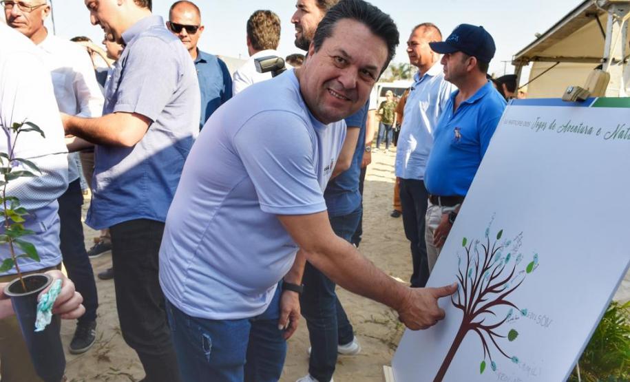 Ações de educação ambiental foram realizadas na abertura dos Jogos de Aventura e Natureza Ações de educação ambiental foram realizadas na abertura dos Jogos de Aventura e Natureza