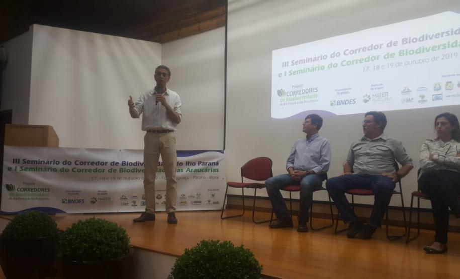 IAP participa de seminário internacional sobre restauração ecológica do Rio Paraná e das Araucárias