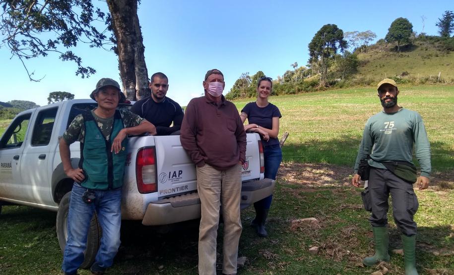 IAT orienta fazendeiros para preservação de harpia rara