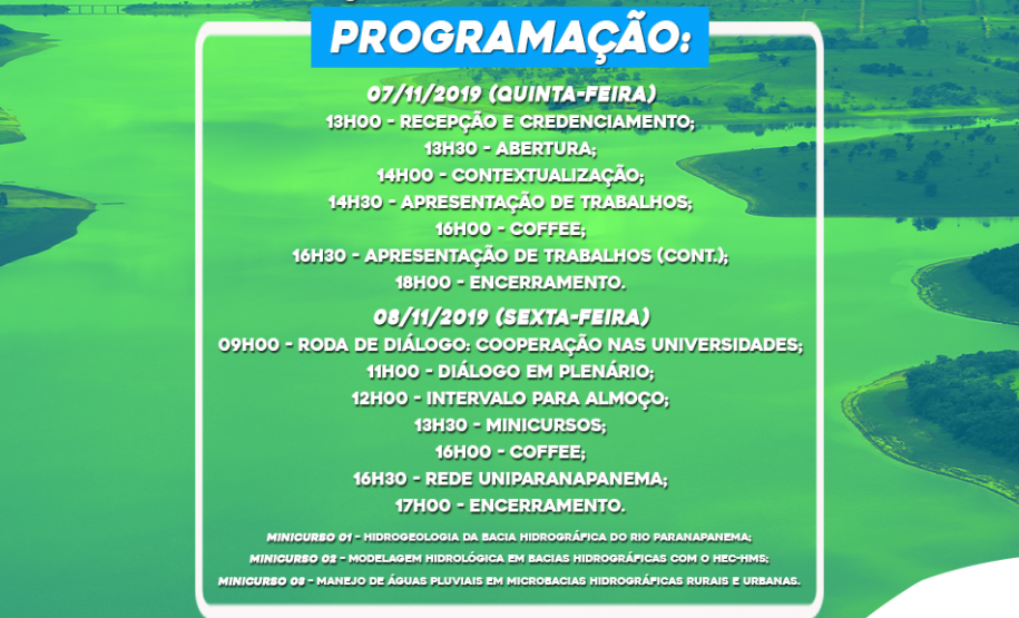 4º Seminário das IES da Bacia do Paranapanema Convite para o 4º Seminário das IES da Bacia do Paranapanema